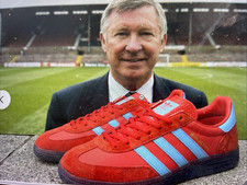 Adidas Handball SPZL Size? Manchester Series  25th Anniversary Trainers UK 9.5