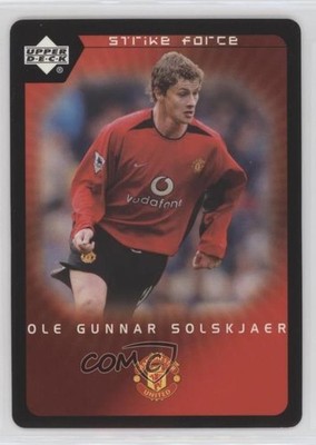 2003 Upper Deck Manchester United Strike Force Ole Gunnar Solskjaer #31 1t8