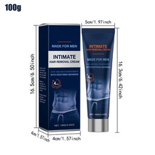 Body Hair Removal Cream for Arms and Legs 100g Hydrating Formula Sensitive Skin