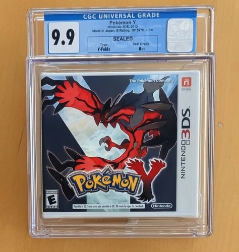 Pokemon Y - Nintendo 3DS, 2013- CGC Graded 9.9 / Sealed A++