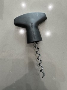 Tupperware Corkscrew Wine Bottle Opener Black