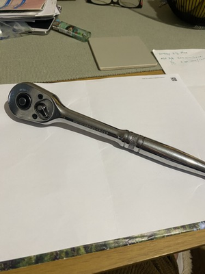 #ad #ad Rare Original 1 2” Halfords Advanced Ratchet. 72 Teeth Chrome used working. GBP 29.99