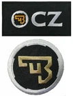 MTU Two Piece CZ Guns Pistol Safe Handgun Patch | 2PC  iron on or Sew on