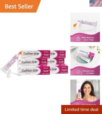 Waterproof Thermoplastic Denture Adhesive 6 Pack - 1oz Strong Hold