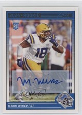 2024 Score Rookies Signatures Mekhi Wingo #372 Auto 0n1l