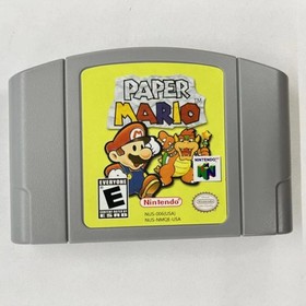Paper Mario - Nintendo 64 (N64) Perfect addition Tested and working
