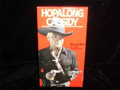 VHS Hopalong Cassidy in Texas Masquerade 1944 William Boyd, Andy Clyde
