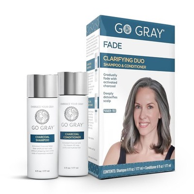 Go Gray Treatment System (Fade), Clarifying Duo Shampoo & Conditioner Helps Grad