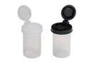 Set of 2 - Plastic Salt and Pepper Shakers with Lid Moisture Proof Dispenser