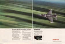 Raytheon ALQ-184 Military ECM Jet System 1990 Vintage Print Ad Aviation F-16