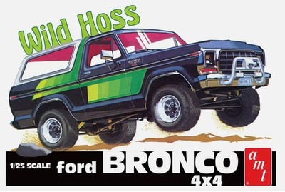 AMT, FORD Bronco 4x4 1978   Wild Hoss zum Zusammenbauen und Bemalen, 1/25, AM...