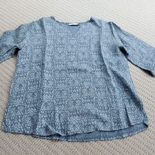 Adini Blue & Grey Top Size S ( 10/12)