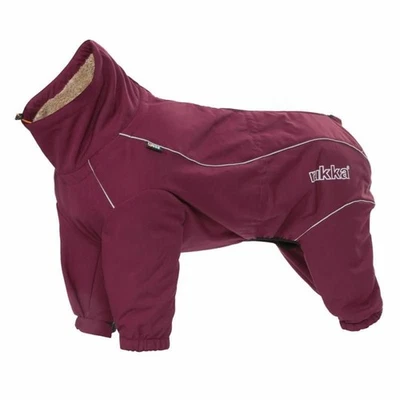 RUKKA PETS Thermal Dog Overall Burgundy
