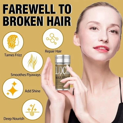 Hair Wax Stick: Coconut Oil Edge Control for UK Styling & Flyaways