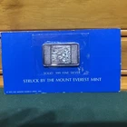 1973 Boston Tea Party Issue of The Mount Everest Mint, ORIGINAL CARD! 1oz .999