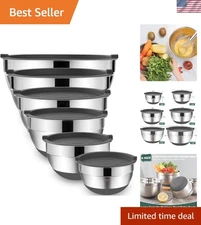 Mixing Bowls Set Grey 6P