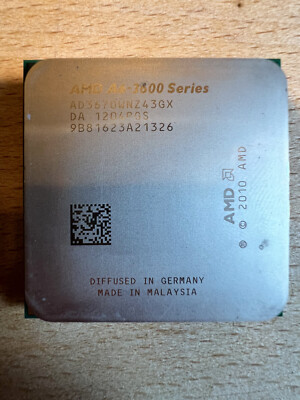 AMD A6-3600 Series SOCKET FM1 AD3650WNZ43GX CPU Prozessor