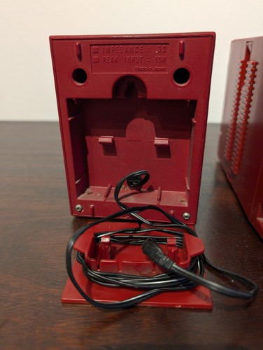RARE National Panasonic RX-C50S RED boombox Partially tested *READ* - Afbeelding 16 van 24