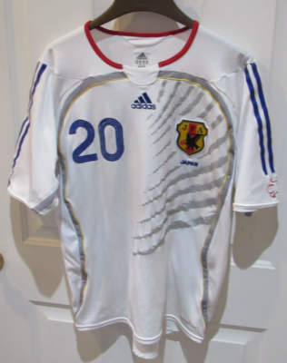 2004 Japan away # 20 Keiji Tamada soccer jersey adidas futbol JFA