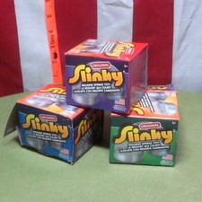 3 MINI SLINKY LOT three classic toy set Alex Brands original helical spring NWT