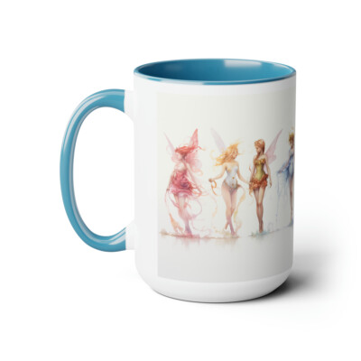 Colorful Fairy's Great Gift idea Teacher Mom Dad Family Love Coffee Mug 15oz #32