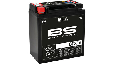 SLA Batterie wartungsfrei Kawasaki VN 1500 1600 1700 2000 ZR 1100 YTX16-BS