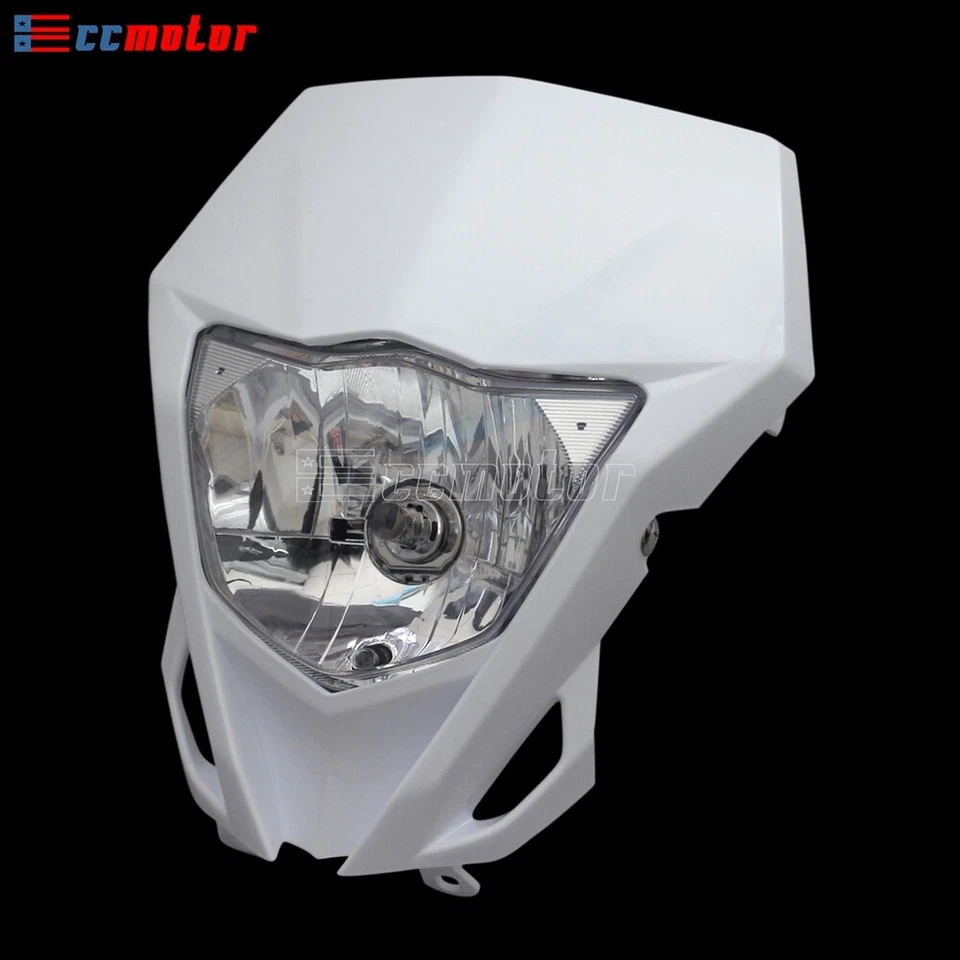 Luz de faro blanca para Yamaha YZ YZF WRF TTR 125 250 400 450 426 WR250F Foto 2 de 4