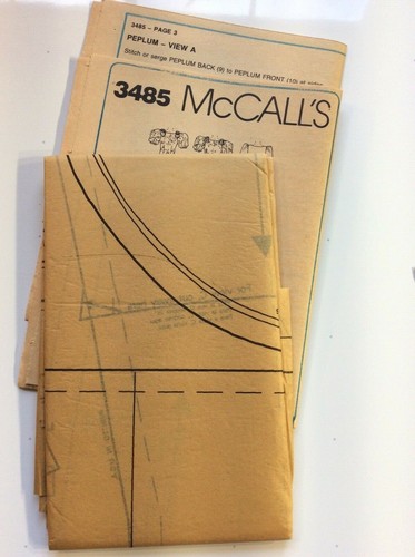 McCall's 3485 Misses' Gown or Dress Size 8 - Picture 3 of 3