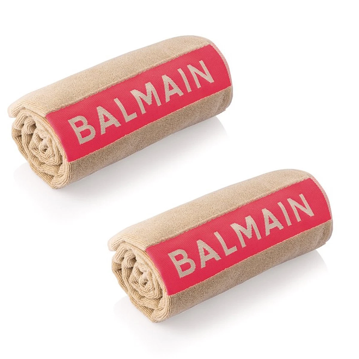 Balmain Limited Edition Hair Spa Towel Neon Pink Logo 50x100 cm 2