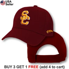 USC Trojans Logo Cap Hat NCAA College Embroidered SC