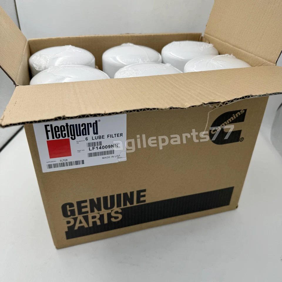 Filtro de aceite Fleetguard LF14009NN NanoNet actualización Cummins LF9009 envío gratuito 6 unidades Foto 2 de 4