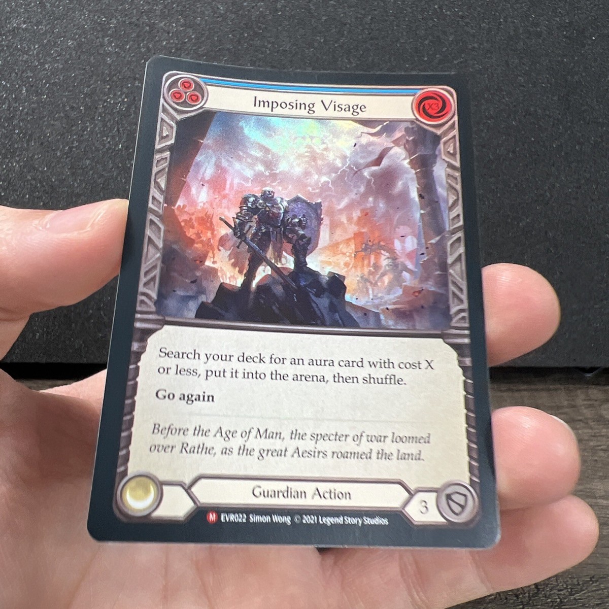 Imposing Visage Everfest 1st Edition Rainbow Foil EVR022 Flesh and