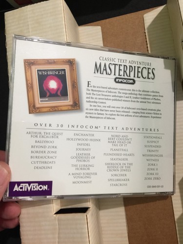 CLASSIC TEXT ADVENTURE MASTERPIECES PC BIG BOX CD ROM ENG USATO BELLO RARO - Bild 15 von 15