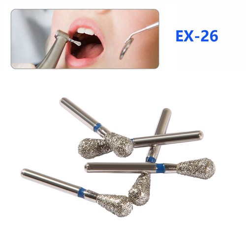 5 pcs Zahnarzt Diamant Bohrer Schleif Fräs Präparation Dental High speed Turbine - Bild 546 von 757