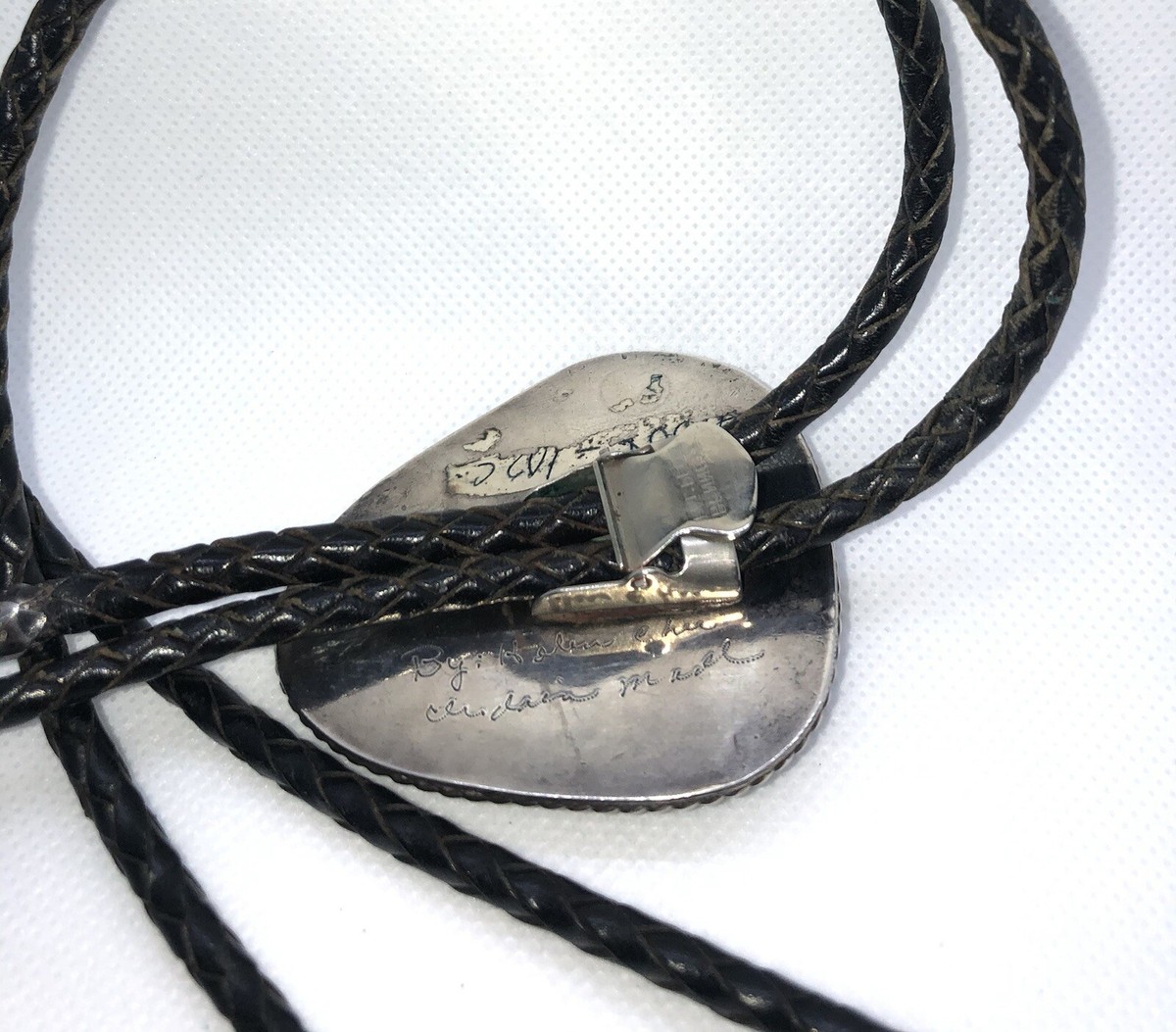 アクセサリー GLENN LUCAS vintage silver bolo tie Chimayo Trading Navajo Rugs Pueblo Pottery Fine ArtBolo Tie