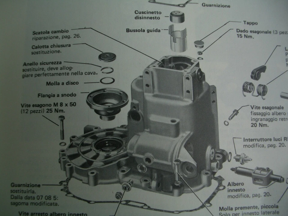 GUIDA ALLE RIPARAZIONI DEL CAMBIO MECCANICO A 4 MARCE (MOD. 020) DELLA GOLF E SC - Immagine 3 di 4