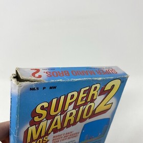 Super Mario Bros. 2 (Nintendo NES, 1988) With Box No Manual Tested