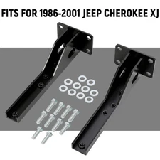 2Pcs For 1986-2001 Jeep Cherokee XJ Upgrated Rear Bumper Brackets Support