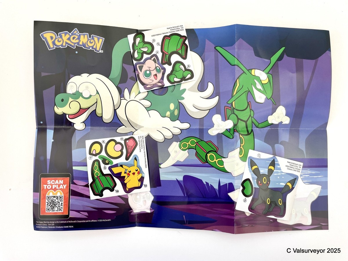 McDonald's Happy Meal Toys UK 2025/POKEMON Dragon Discovery Packs inc TCG  Cards