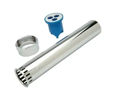 Zurn P6000-A-AA-CP 1-1/2" x 8-1/2" Flush Tube/Vacuum Breaker w/Nut-CP