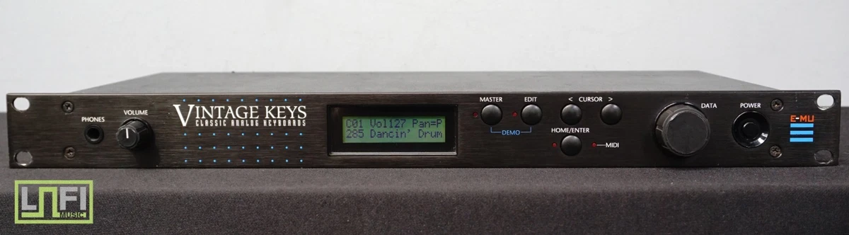 E-MU Vintage Keys Sound Module Classic Analogue Synthesiser Sounds