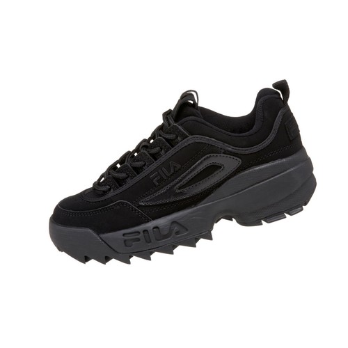 Fila Disruptor II Triple Black Shoes - Size 5