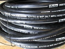 PARKER HYDRAULIC HOSE 471TC-8 1/2" 50' TWO WIRE HOSE 100R16
