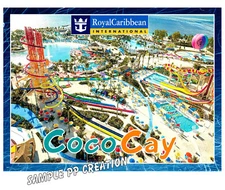 COCO CAY photo fridge MAGNET 4 X 3 inches TRAVEL