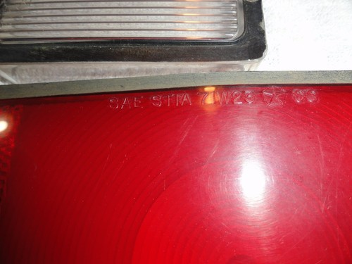 1971 MOPAR DODGE CHARGER TAIL LIGHT & REVERSE LENSES SET GOOD CONDITION - Picture 2 of 12