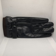 Leather Gloves Men Size L