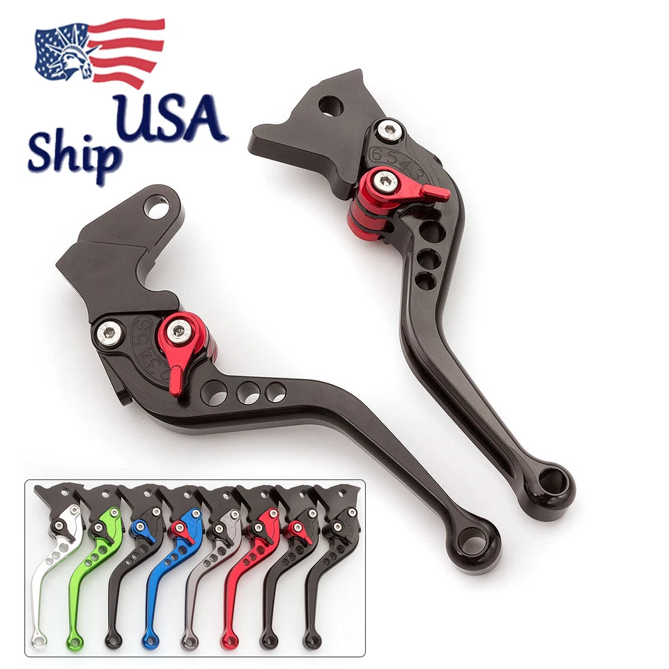 Alavanca de embreagem de freio curto EUA para SUZUKI GSXR600 GSXR750 2006-2010 2007 2008 2009 - Imagem 4 de 4