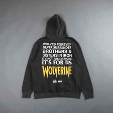 Darc Sport x Marvel Wolverine "Pigment" FT Hoodie Size L Ltd. 1000