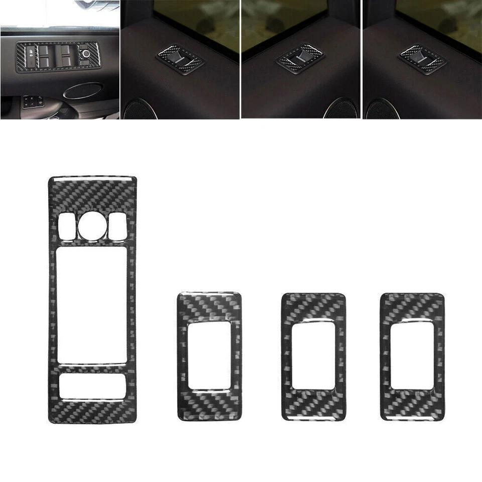 Kit completo interior de fibra de carbono para Land Rover Range Rover panel marco cubierta embellecedor Foto 4 de 4