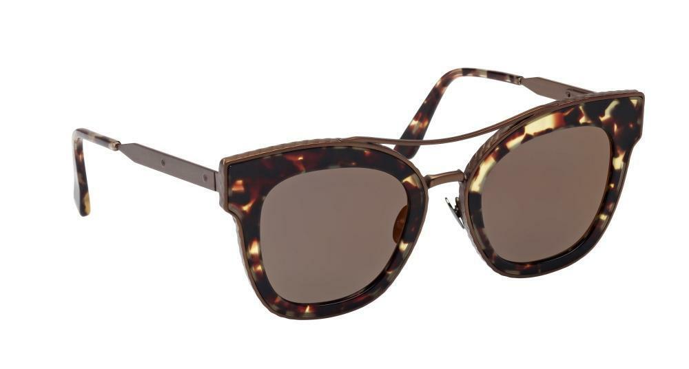 Bottega Veneta BV0012S 001 Havana Brown Copper Sunglasses  display picture 1